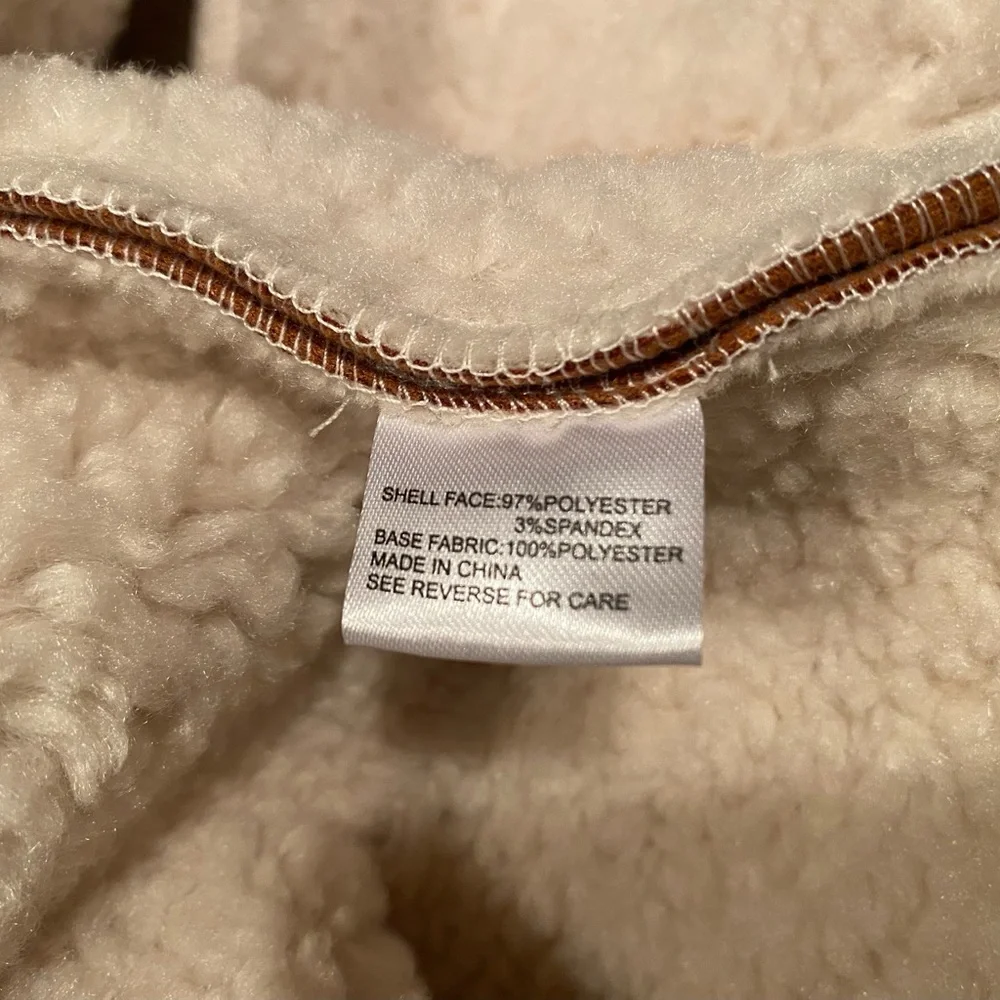 NWT Aqua for Bloomingdales Girls Faux Shearling Jacket Size XL Cozy Chic‎